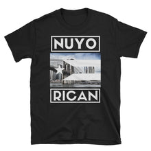 Load image into Gallery viewer, &quot;Nuyorican&quot; PR Flag / Brooklyn Bridge Unisex T-Shirt - Boricua Spirit