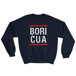 "Boricua" Red Stripe Sweatshirt - Boricua Spirit