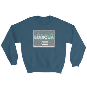 "Boricua" Space Grey Sweatshirt - Boricua Spirit