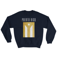 Load image into Gallery viewer, &quot;Puerto Rico&quot; Gold Sweatshirt - Boricua Spirit
