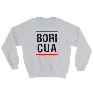 "Boricua" Red Stripe Sweatshirt - Boricua Spirit