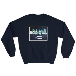 "Boricua" Space Black Sweatshirt - Boricua Spirit