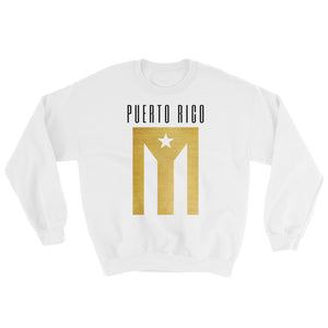 "Puerto Rico" Gold Sweatshirt - Boricua Spirit