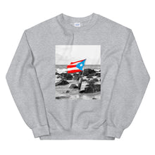 Load image into Gallery viewer, PR Flag/Beach Unisex Sweatshirt - Boricua Spirit