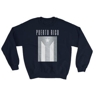 "Puerto Rico" Silver Flag Sweatshirt - Boricua Spirit