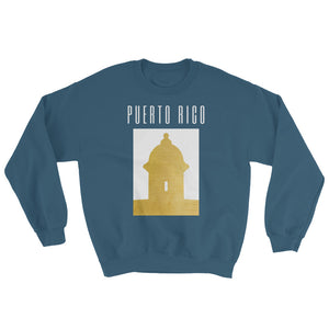 "Puerto Rico" El Morro Gold Sweatshirt - Boricua Spirit