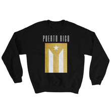 Load image into Gallery viewer, &quot;Puerto Rico&quot; Gold Sweatshirt - Boricua Spirit