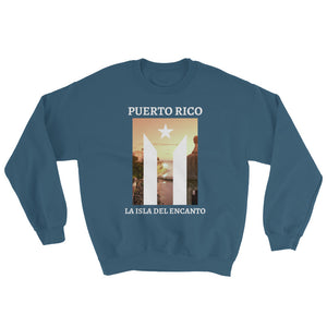 "Puerto Rico La Isla Del Encanto" PR Flag / El Morro II Sweatshirt - Boricua Spirit