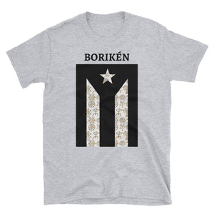 "Borikén" Resistance Flag / Taino I Unisex T-Shirt - Boricua Spirit