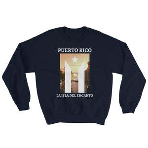 "Puerto Rico La Isla Del Encanto" PR Flag / El Morro II Sweatshirt - Boricua Spirit