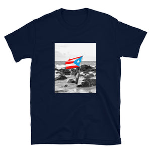 PR Flag/Beach Unisex T-Shirt - Boricua Spirit