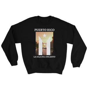 "Puerto Rico La Isla Del Encanto" PR Flag / El Morro II Sweatshirt - Boricua Spirit