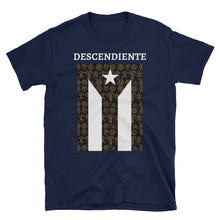 Load image into Gallery viewer, &quot;Descendiente&quot; Resistance Flag / Taino II Unisex T-Shirt - Boricua Spirit