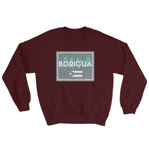 "Boricua" Space Grey Sweatshirt - Boricua Spirit