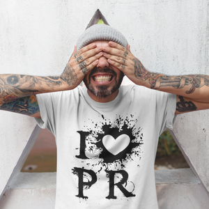 "I Love PR" Unisex T-Shirt - Boricua Spirit